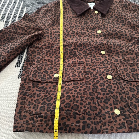 J Crew Factory • NWT • Leopard Print Field Jacket - Picture 13 of 15